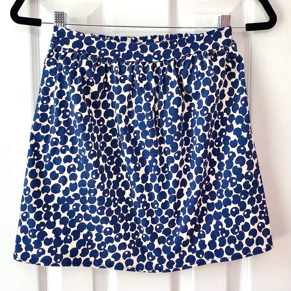 🌸3/$30🌸 Lily White blue and white mini skirt